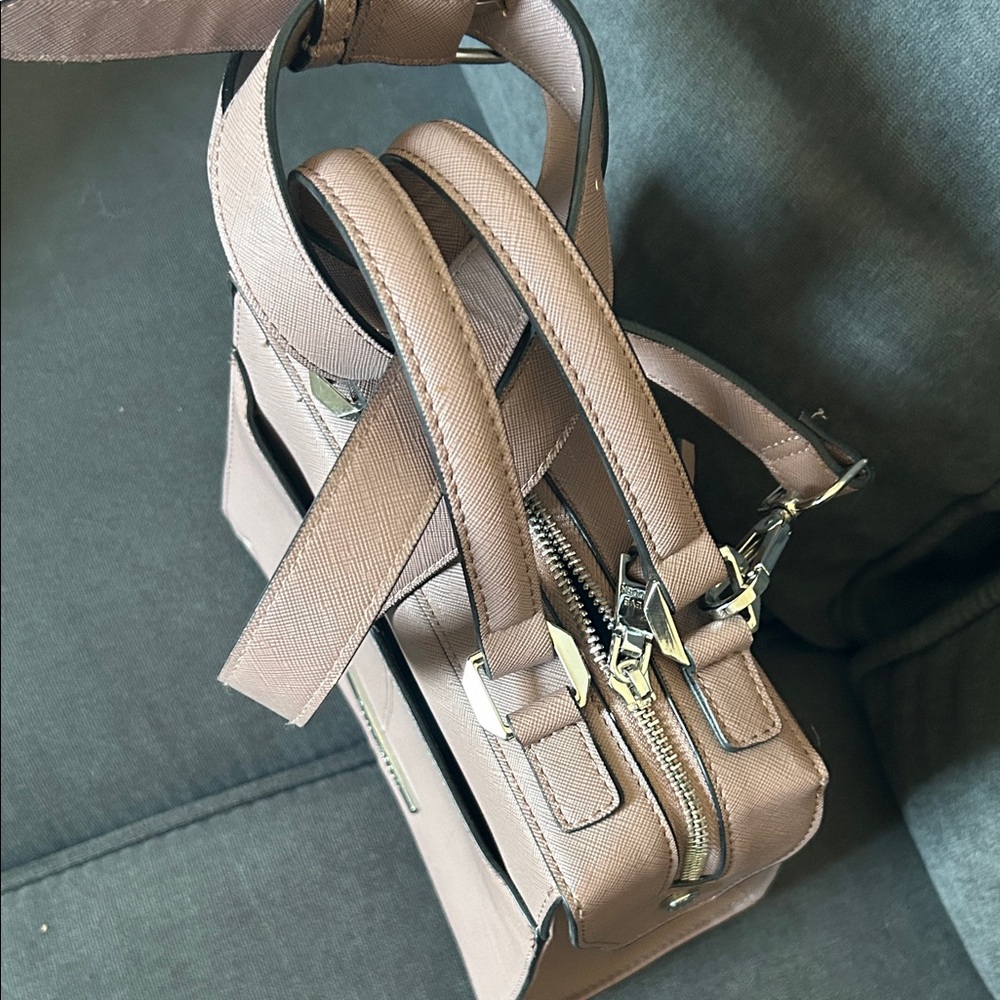 Steve Madden Dusty Mauve Top-Handle Satchel - Picture 2 of 5